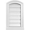 Ekena Millwork Arch Top Surface Mount PVC Gable Vent w/ 2"W x 2"P Brickmould Sill Frame, 12"W x 18"H GVPAR12X1803SN - alternate 1